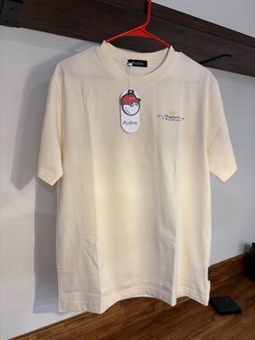 Malbon Cream Short Sleeve Tshirt medium